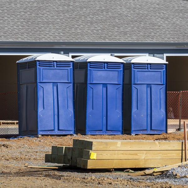 how do you dispose of waste after the portable restrooms have been emptied in Charlotte IA